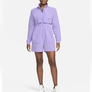Nike Dri-FIT City Ready Bliss Women's Training Jumpsuit Sz XXL Space Purple NWT
